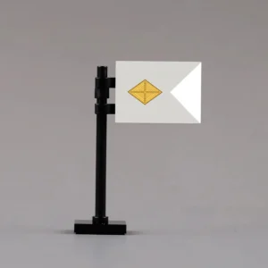 U.S. Army Finance Department Guidon Assembly - Custom 3D Printed Miniature Accessory Parts Pieces for Brick Block Figures U.s. Army Finance Department Guidon Assembly Custom 3d Printed Miniature Accessory Parts Pieces For Brick Block Figures