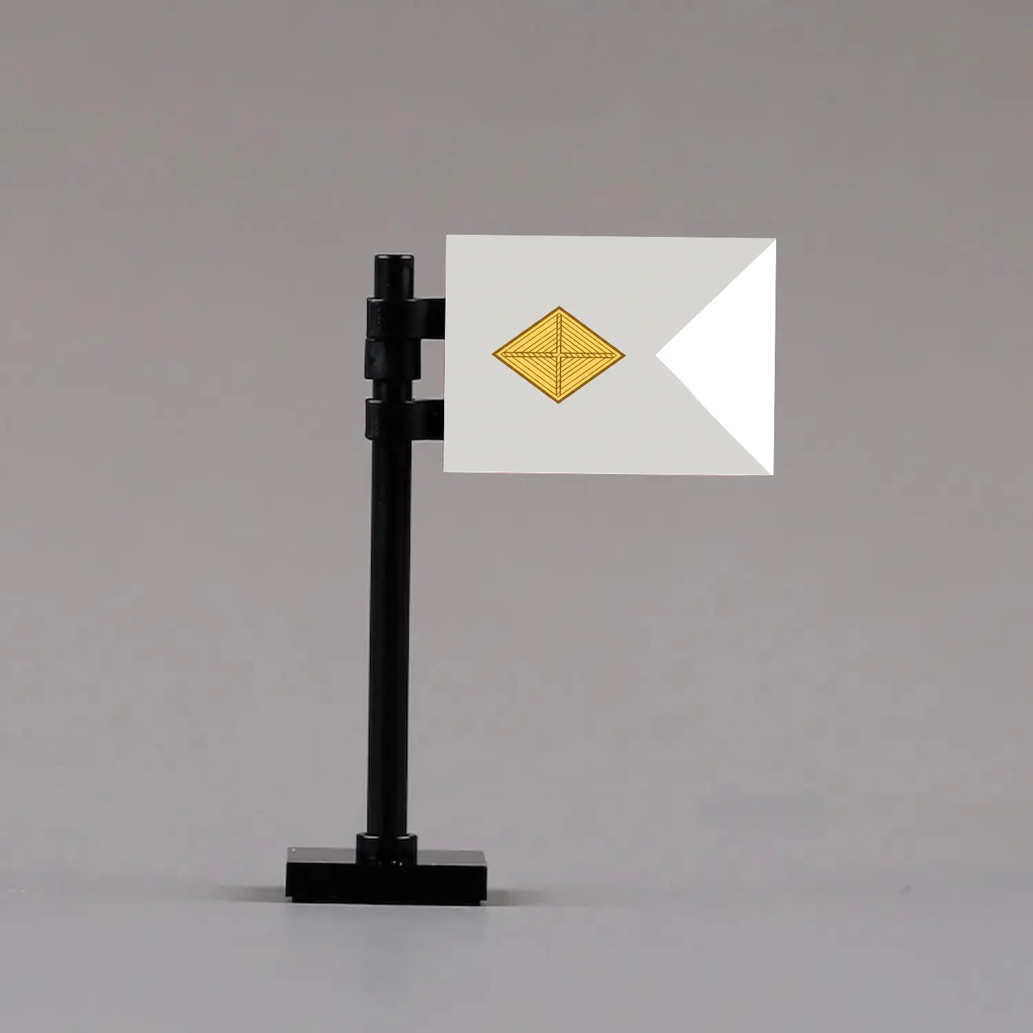 U.s. Army Finance Department Guidon Assembly Custom 3d Printed Miniature Accessory Parts Pieces For Brick Block Figures