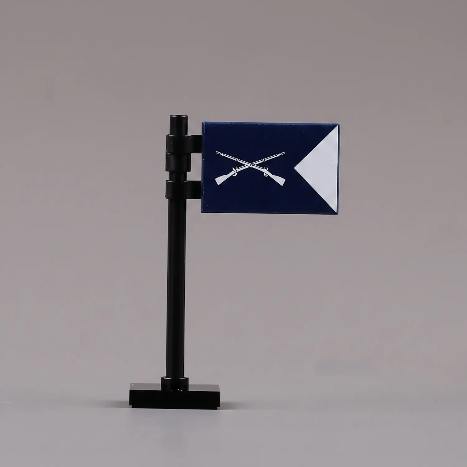 U.s. Army Infantry Guidon Assembly Custom 3d Printed Miniature Accessory Parts Pieces For Brick Block Figures