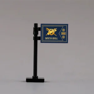 U.S. Army Inspector General Corps Presentation Guidon Assembly - Custom 3D Printed Miniature Accessory Parts Pieces for Brick Block Figures U.s. Army Inspector General Corps Presentation Guidon Assembly Custom 3d Printed Miniature Accessory Parts Pieces For Brick Block Figures