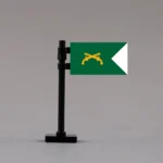 U.S. Army Military Police (MP) Corps Guidon Assembly - Custom 3D Printed Miniature Accessory Parts Pieces for Brick Block Figures
