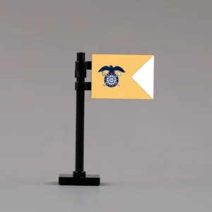 U.S. Army Quartermaster Corps Guidon Assembly - Custom 3D Printed Miniature Accessory Parts Pieces for Brick Block Figures U.s. Army Quartermaster Corps Guidon Assembly Custom 3d Printed Miniature Accessory Parts Pieces For Brick Block Figures