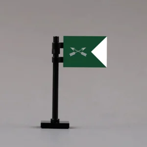 U.S. Army Special Forces Guidon Flag Assembly - Custom 3D Printed Miniature Accessory Parts Pieces for Brick Block Figures U.s. Army Special Forces Guidon Flag Assembly Custom 3d Printed Miniature Accessory Parts Pieces For Brick Block Figures