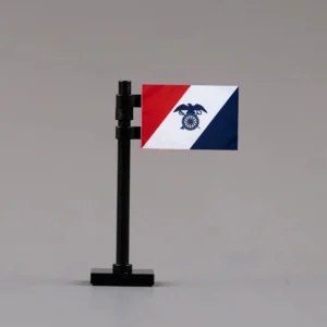 U.S. Army Transport Service (ATS) Flag Assembly (Classic Eagle Emblem) - Custom 3D Printed Miniature Accessory Parts Pieces for Brick Block Figures U.s. Army Transport Service (ats) Flag Assembly (classic Eagle Emblem) Custom 3d Printed Miniature Accessory Parts Pieces For Brick Block Figures