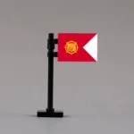 U.S. Army Transportation Corps Guidon Assembly - Custom 3D Printed Miniature Accessory Parts Pieces for Brick Block Figures