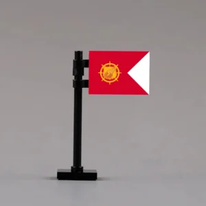 U.S. Army Transportation Corps Guidon Assembly - Custom 3D Printed Miniature Accessory Parts Pieces for Brick Block Figures U.s. Army Transportation Corps Guidon Assembly Custom 3d Printed Miniature Accessory Parts Pieces For Brick Block Figures