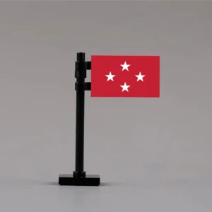 U.S. Marine Corps General (4-Star) Rank Flag Assembly - Custom 3D Printed Miniature Accessory Parts Pieces for Brick Block Figures U.s. Marine Corps General (4 Star) Rank Flag Assembly Custom 3d Printed Miniature Accessory Parts Pieces For Brick Block Figures