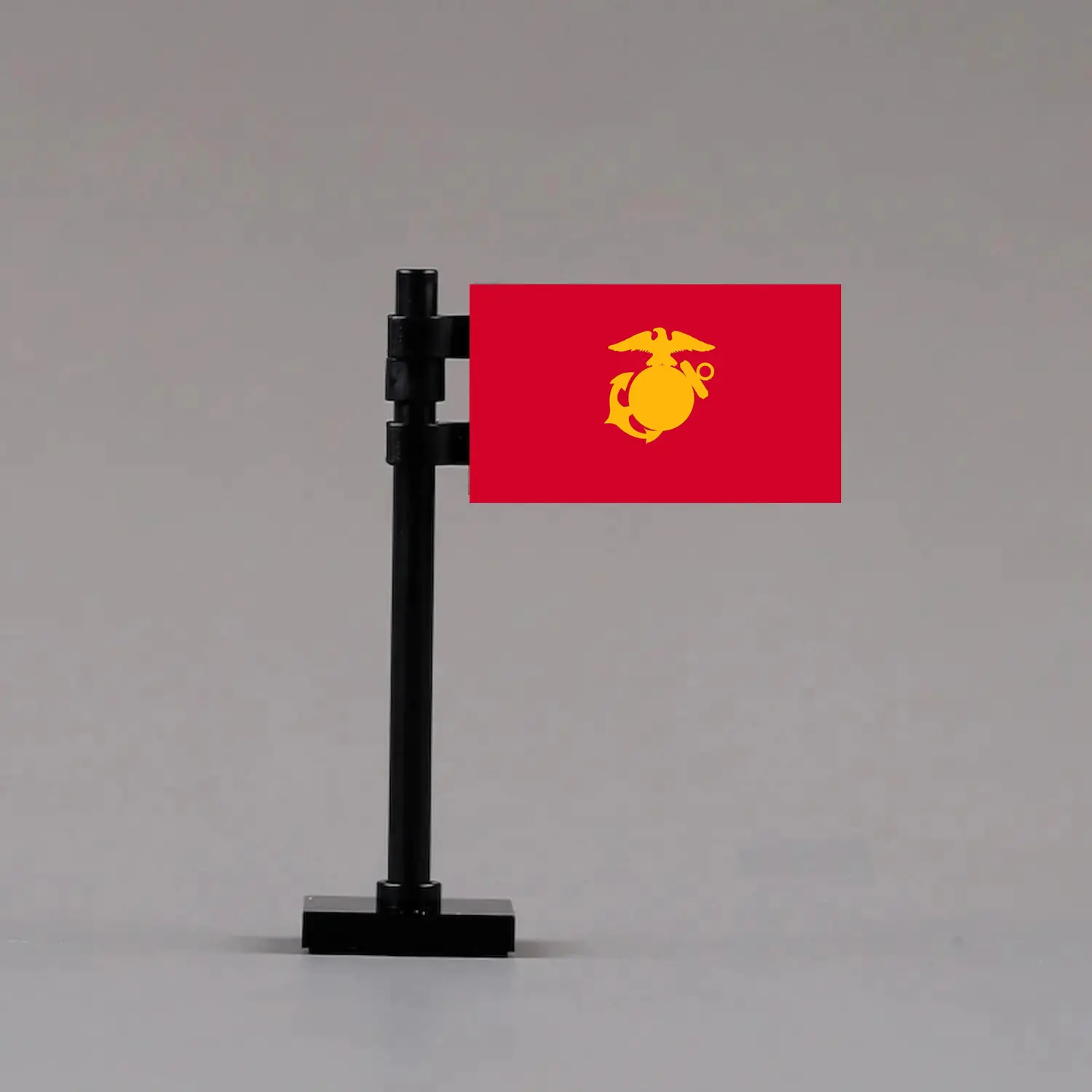 U.s. Marine Corps Guidon Assembly Custom 3d Printed Miniature Accessory Parts Pieces For Brick Block Figures