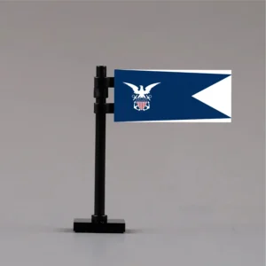 U.S. Naval Reserve Merchant Marine Flag Assembly - Custom 3D Printed Miniature Accessory Parts Pieces for Brick Block Figures U.s. Naval Reserve Merchant Marine Flag Assembly Custom 3d Printed Miniature Accessory Parts Pieces For Brick Block Figures