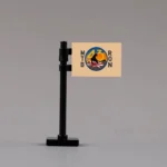 U.S. Navy Motor Torpedo Boat Squadron 43 (MTBRON 43) Custom Flag Assembly - Custom 3D Printed Miniature Accessory Parts Pieces for Brick Block Figures