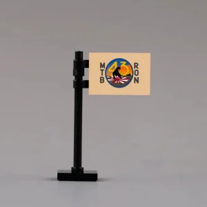 U.S. Navy Motor Torpedo Boat Squadron 43 (MTBRON 43) Custom Flag Assembly - Custom 3D Printed Miniature Accessory Parts Pieces for Brick Block Figures U.s. Navy Motor Torpedo Boat Squadron 43 (mtbron 43) Custom Flag Assembly Custom 3d Printed Miniature Accessory Parts Pieces For Brick Block Figures