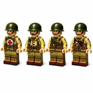 US Army 1st Infantry Division (Big Red One) Infantry Squad WWII - Custom Printed Brick Block Figure Us Army 1st Infantry Division (big Red One) Infantry Squad Wwii Custom Printed Brick Block Figure