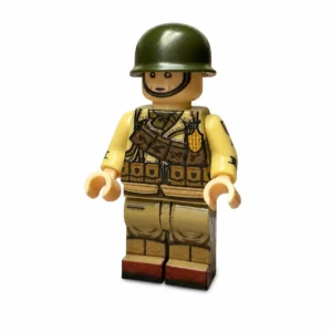 US Army 1st Infantry Division (Big Red One) Infantryman (M1 Garand Rifleman) WWII - Custom Printed Brick Block Figure Us Army 1st Infantry Division (big Red One) Infantryman (m1 Garand Rifleman) Wwii Custom Printed Brick Block Figure