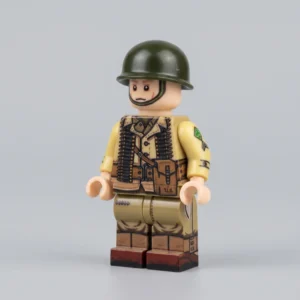 US Army 4th Infantry Division Browning Machine Gunner (Western Front Edition) WWII - Custom Printed Brick Block Figure Us Army 4th Infantry Division Browning Machine Gunner (western Front Edition) Wwii Custom Printed Brick Block Figure
