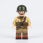 US Army 4th Infantry Division M3 "Grease Gun" Master Sergeant (Western Front Edition) WWII - Custom Printed Brick Block Figure