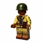 US Army 92nd Infantry Division Combat Photographer (Western Front) WWII - Custom Printed Brick Block Figure