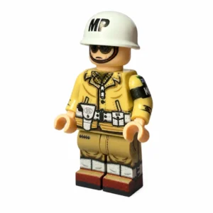 US Army 99th Infantry Division Military Police (MP) Officer (with Sunglasses) WWII - Custom Printed Brick Block Figure Us Army 99th Infantry Division Military Police (mp) Officer (with Sunglasses) Wwii Custom Printed Brick Block Figure