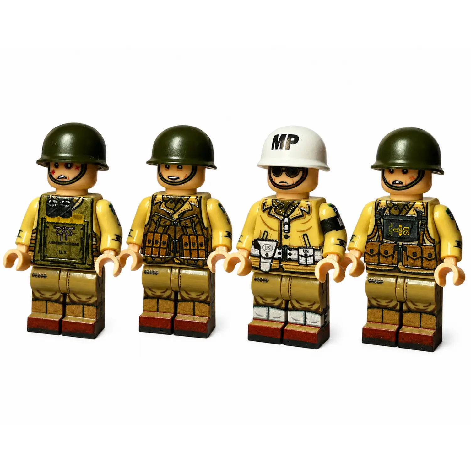 Us Army 99th Infantry Division Wwii Custom Printed Brick Block Figure