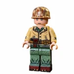 US Marine Corps (USMC) NCO with M1911 Pistol (Pacific Storm Series) WWII - Custom Printed Brick Block Figure
