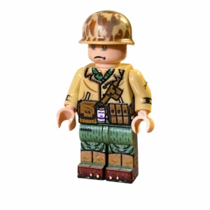 US Marine Corps (USMC) Thompson Gunner (3-Cell Pouch) Pacific Storm Series WWII - Custom Printed Brick Block Figure Us Marine Corps (usmc) Thompson Gunner (3 Cell Pouch) Pacific Storm Series Wwii Custom Printed Brick Block Figure