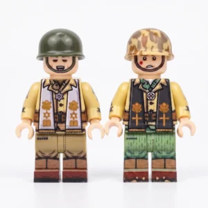 US Military Chaplains WWII - Custom Printed Brick Block Figure Us Military Chaplains Wwii Custom Printed Brick Block Figure