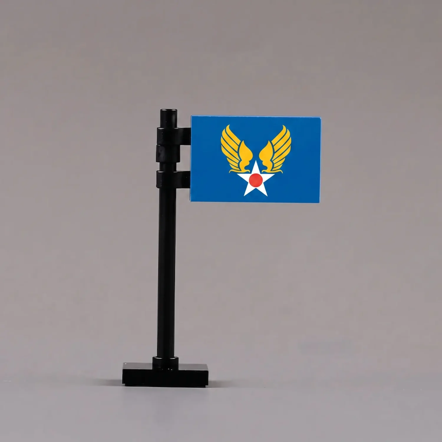 United States Army Air Forces (USAAF) Flag Assembly - Custom 3D Printed Miniature Accessory Parts Pieces for Brick Block Figures United States Army Air Forces (usaaf) Flag Assembly Custom 3d Printed Miniature Accessory Parts Pieces For Brick Block Figures