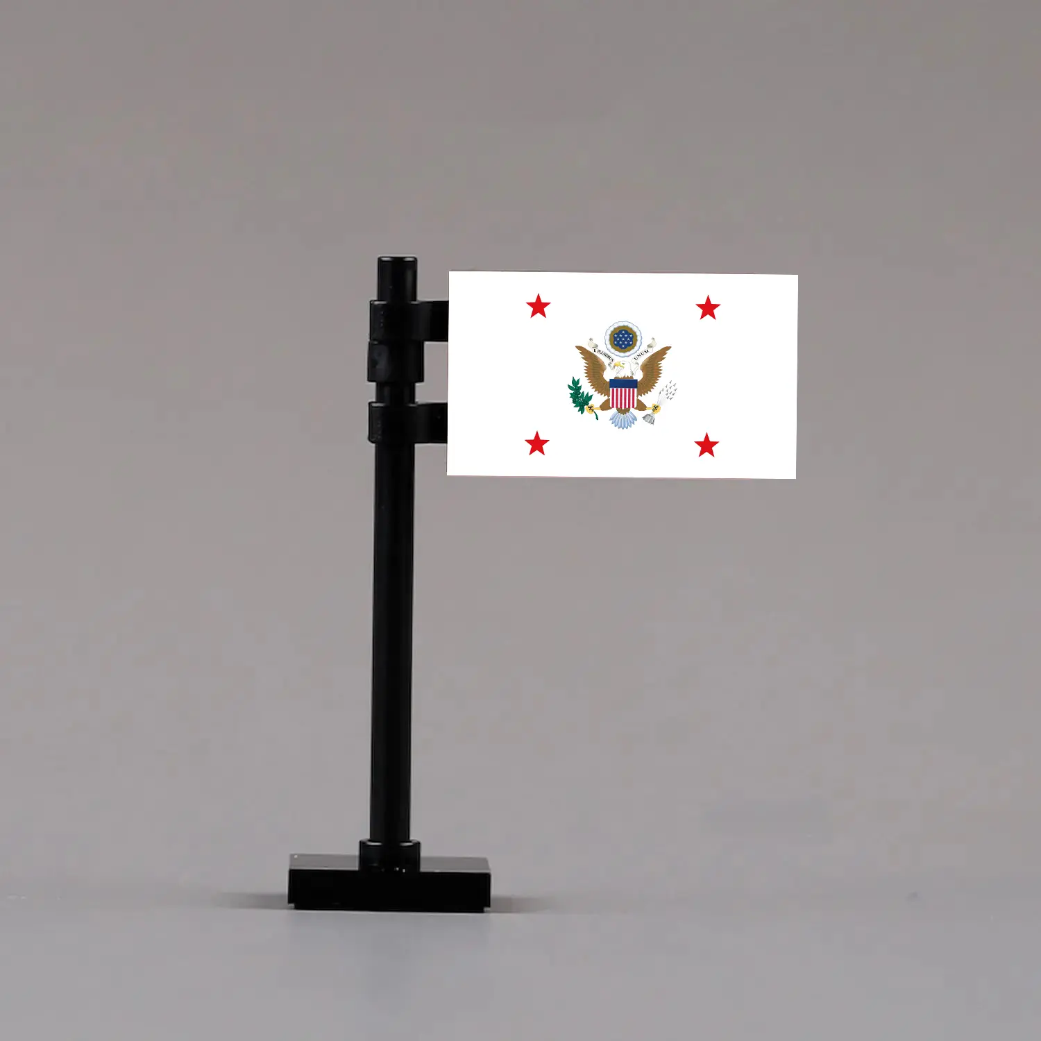 United States Assistant Secretary Of War Flag Assembly (also Known As The U.s. Assistant Secretary Of The Army Flag) Custom 3d Printed Miniature Accessory Parts Pieces For Brick Block Figures
