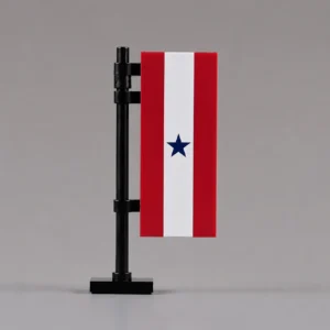 United States Blue Star Service Banner (Service Flag) Assembly - Custom 3D Printed Miniature Accessory Parts Pieces for Brick Block Figures United States Blue Star Service Banner (service Flag) Assembly Custom 3d Printed Miniature Accessory Parts Pieces For Brick Block Figures