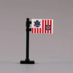 United States Coast Guard Ensign Assembly - Custom 3D Printed Miniature Accessory Parts Pieces for Brick Block Figures