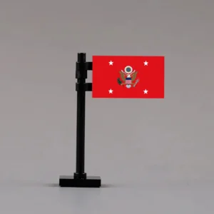 United States Secretary of War Flag Assembly (also known as the U.S. Secretary of the Army Flag) - Custom 3D Printed Miniature Accessory Parts Pieces for Brick Block Figures United States Secretary Of War Flag Assembly (also Known As The U.s. Secretary Of The Army Flag) Custom 3d Printed Miniature Accessory Parts Pieces For Brick Block Figures