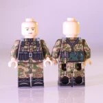 West German Federal Border Guard (Bundesgrenzschutz - BGS) Trooper Cold War - Custom Printed Brick Block Figure