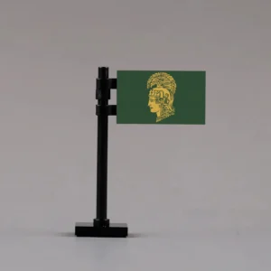 Womens Army Corps (WAC) Flag Assembly - Custom 3D Printed Miniature Accessory Parts Pieces for Brick Block Figures Womens Army Corps (wac) Flag Assembly Custom 3d Printed Miniature Accessory Parts Pieces For Brick Block Figures