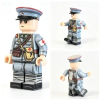 All Sides Of Allied Powers Beiyang Army Combat Medic Wwi (republic Of China – Beiyang Government Vanguard) (without Cap) Custom Printed Brick Block Figure