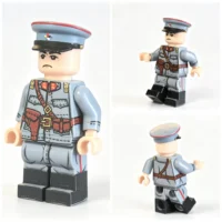 all sides of Allied Powers Beiyang Army Infantry Squad Leader (Officer) WWI (Republic of China – Beiyang Government Vanguard) (Without Cap) - Custom Printed Brick Block Figure All Sides Of Allied Powers Beiyang Army Infantry Squad Leader (officer) Wwi (republic Of China – Beiyang Government Vanguard) (without Cap) Custom Printed Brick Block Figure