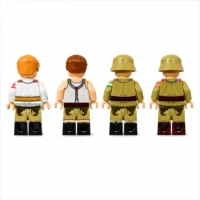 the back of German Late-War Conscripts & High Command Officer WWII - Custom Printed Brick Block Figure The Back Of German Late War Conscripts & High Command Officer Wwii Custom Printed Brick Block Figure