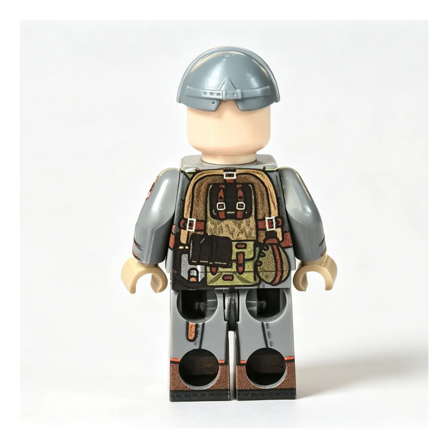 the back of Imperial German Trench Sentry Support Infantryman WWI - Custom Printed Brick Block Figure The Back Of Imperial German Trench Sentry Support Infantryman Wwi Custom Printed Brick Block Figure