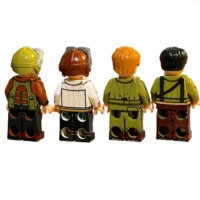 the back of USAAF 100th Bombardment Group Masters of the Air Squad (4-Pack) WWII - Custom Printed Brick Block Figure The Back Of Usaaf 100th Bombardment Group Masters Of The Air Squad (4 Pack) Wwii Custom Printed Brick Block Figure
