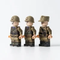 the left side of Polish Army 1939 Infantry Squad Captain, Rifleman & Machine WWII - Custom Printed Brick Block Figure The Left Side Of Polish Army 1939 Infantry Squad Captain, Rifleman & Machine Wwii Custom Printed Brick Block Figure