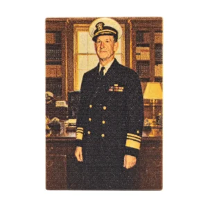 Admiral Ernest J. King Portrait Tile (2x3 Printed Brick) - Custom 3D Printed Miniature Accessory Parts Pieces for Brick Block Figures Admiral Ernest J. King Portrait Tile (2x3 Printed Brick) Custom 3d Printed Miniature Accessory Parts Pieces For Brick Block Figures