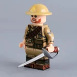 British 1st Life Guards Cavalry (Sword Pose) WWI – Custom Printed Brick Block Figure