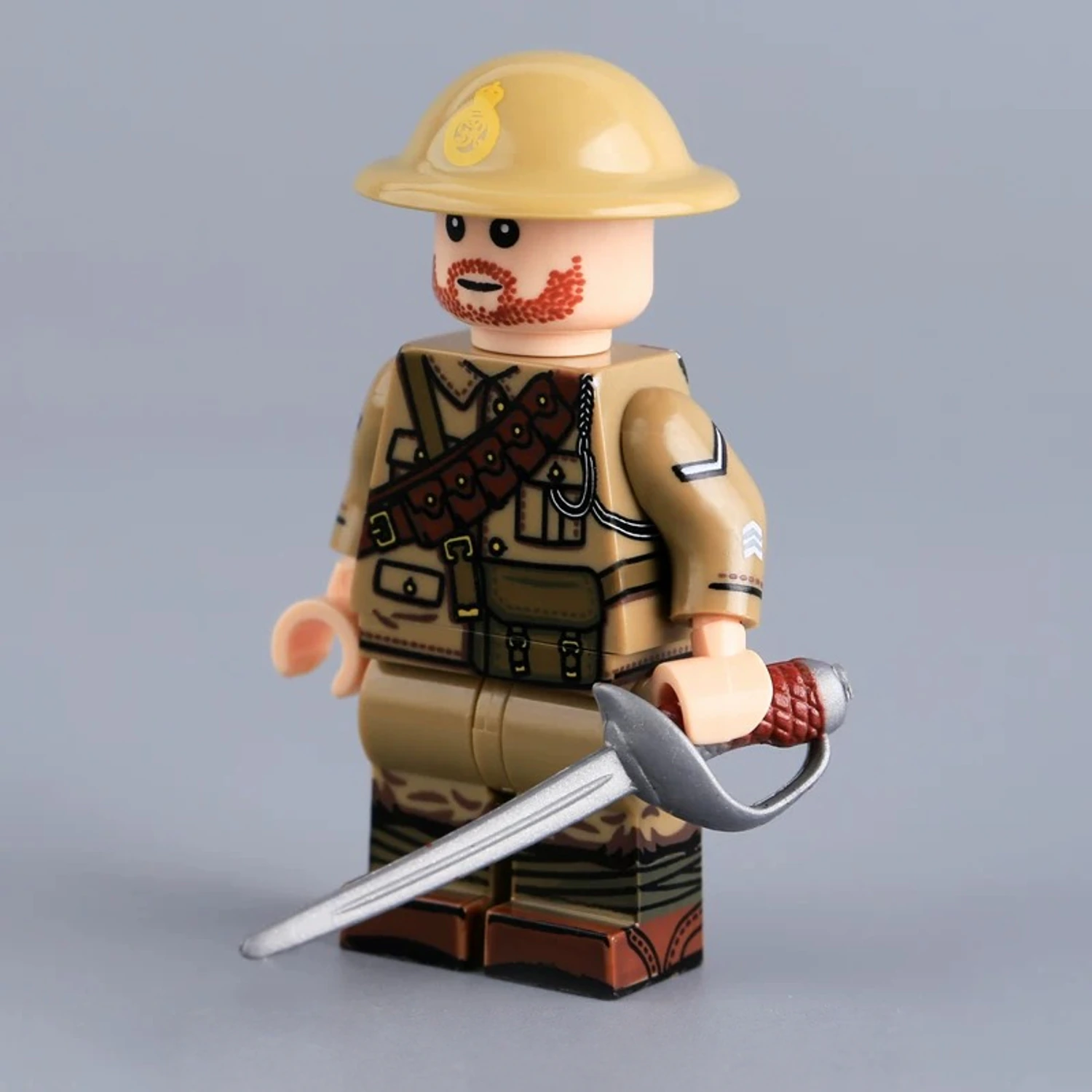 British 1st Life Guards Cavalry (Sword Pose) WWI – Custom Printed Brick Block Figure British 1st Life Guards Cavalry (sword Pose) Wwi – Custom Printed Brick Block Figure