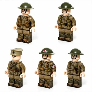 British Battle of the Somme British Army Squad WWI - Custom Printed Brick Block Figure British Battle Of The Somme British Army Squad Wwi Custom Printed Brick Block Figure