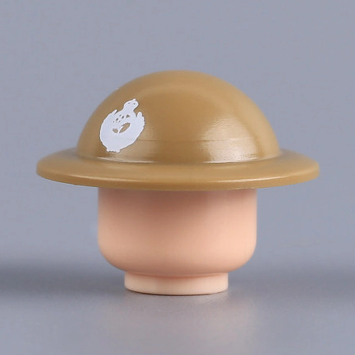British Brodie Helmet (Dorset Yeomanry) - Custom 3D Printed Miniature Accessory Parts Pieces for Brick Block Figures British Brodie Helmet (dorset Yeomanry) Custom 3d Printed Miniature Accessory Parts Pieces For Brick Block Figures