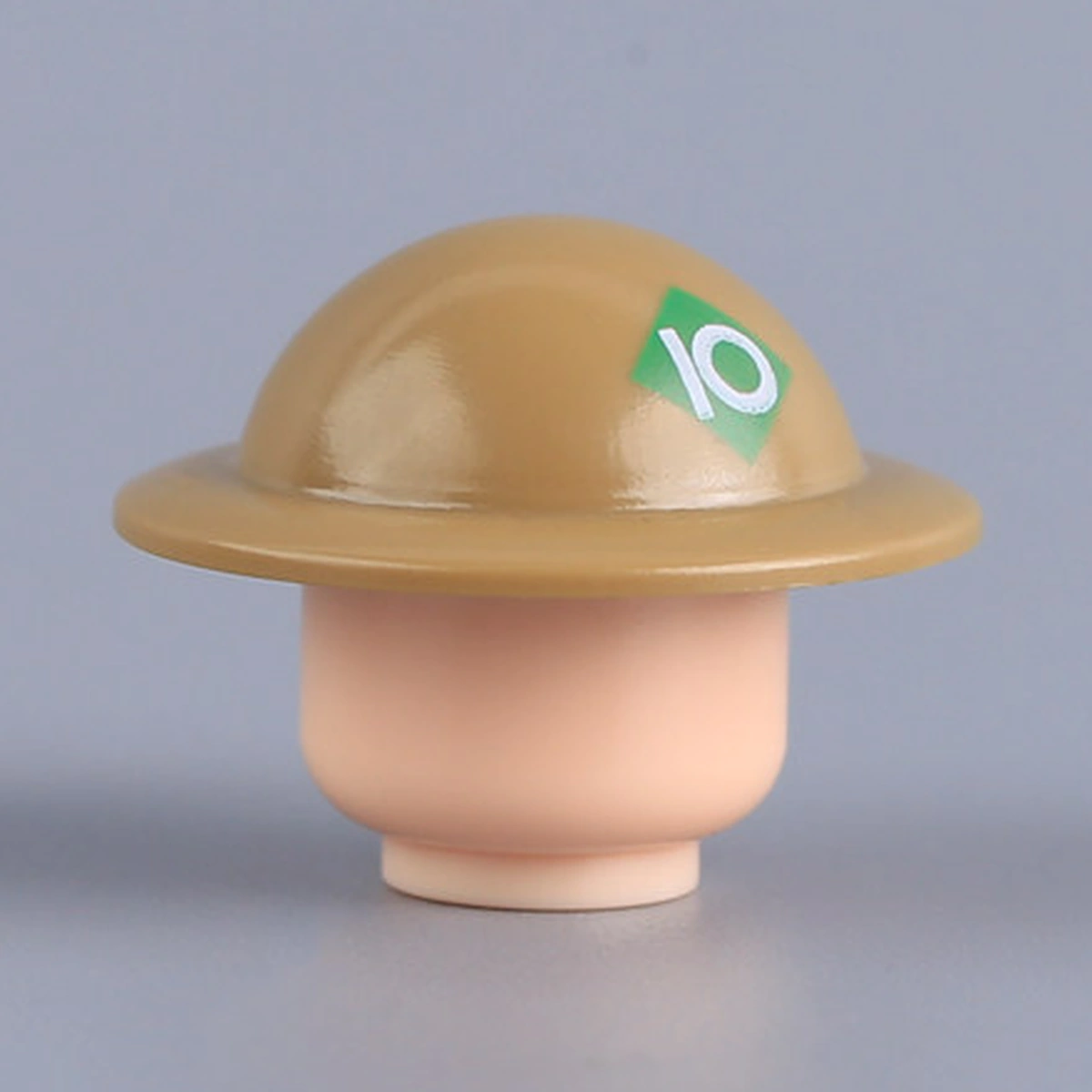 British Brodie Helmet (Manchester Regiment) - Custom 3D Printed Miniature Accessory Parts Pieces for Brick Block Figures British Brodie Helmet (manchester Regiment) Custom 3d Printed Miniature Accessory Parts Pieces For Brick Block Figures