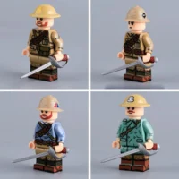 British Cavalry Collection (Four Cavalry Portraits) WWI – Custom Printed Brick Block Figure British Cavalry Collection (four Cavalry Portraits) Wwi – Custom Printed Brick Block Figure