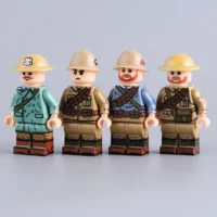 British Cavalry Collection (Four Cavalrymen Front View) WWI – Custom Printed Brick Block Figure British Cavalry Collection (four Cavalrymen Front View) Wwi – Custom Printed Brick Block Figure