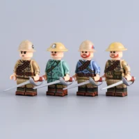 British Cavalry Collection (Four Cavalrymen with Swords) WWI – Custom Printed Brick Block Figure British Cavalry Collection (four Cavalrymen With Swords) Wwi – Custom Printed Brick Block Figure