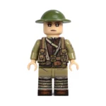 British Infantry Soldier WWI 1917 – Custom Printed Brick Block Figure