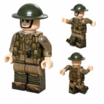 British Infantryman Battle of the Somme WWI - Custom Printed Brick Block Figure