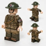 British Medic Battle of the Somme WWI - Custom Printed Brick Block Figure